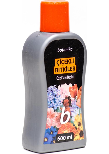 Çiçekli Bitkiler Için Özel Sıvı Besini, Bitki Besini, Sıvı Gübre, Bitki Vitamini, 600 Ml