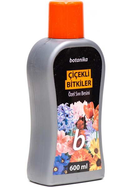 Çiçekli Bitkiler Için Özel Sıvı Besini, Bitki Besini, Sıvı Gübre, Bitki Vitamini, 600 Ml
