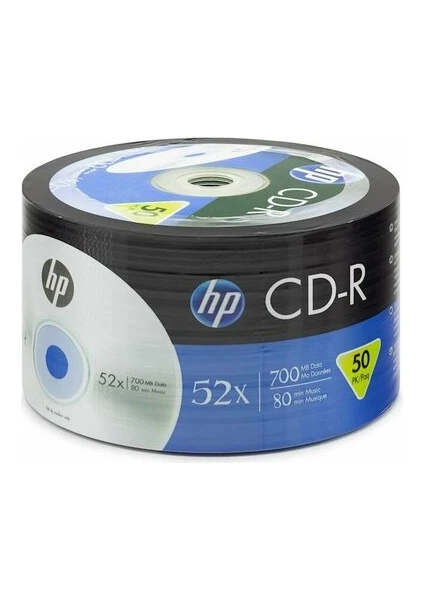 Hp Cd-R 52X 700MB Data 80MIN Music 50 Li