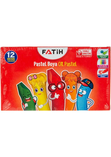 Pastel Boya Yağlı 12 Renk 34012 0034