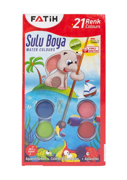 Sulu Boya 21 Renk K-21 0559