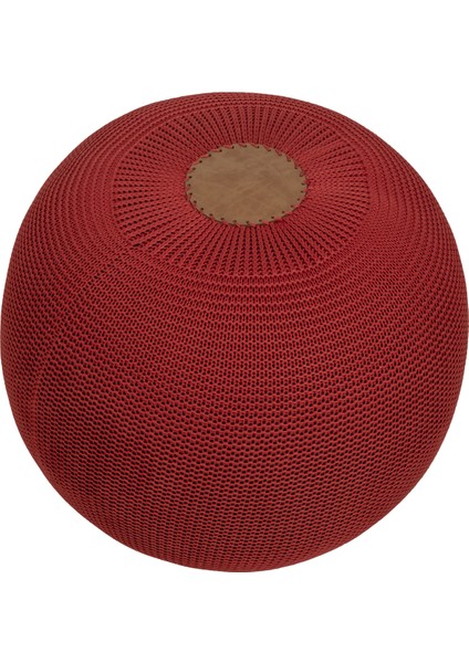 El Yapımı Örgü Puf Kırmızı fiyatları