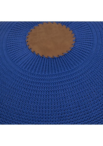 El Yapımı Örgü Puf Mavi modelleri