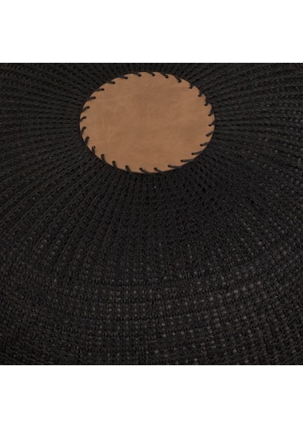 El Yapımı Örgü Puf Siyah modelleri