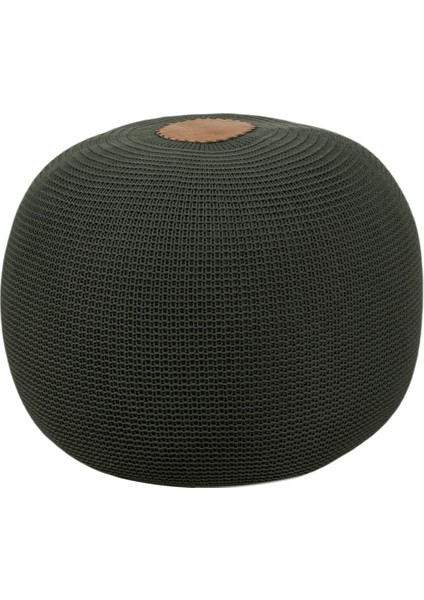 El Yapımı Örgü Puf Yeşil