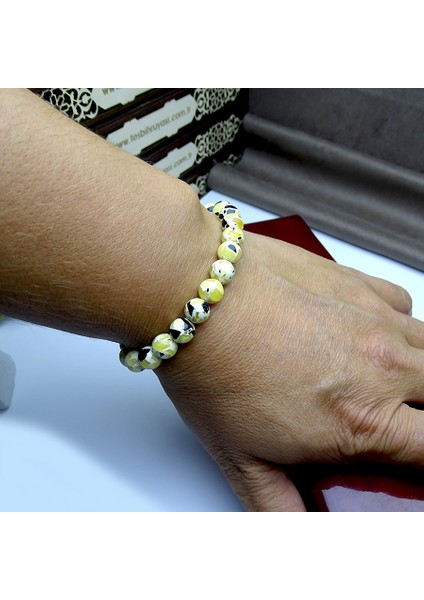 Reçine Kokulu Mozaik Kehribar Bileklik2 fiyatları