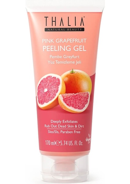Canlandırıcı & Arındırıcı Etkili Pembe Greyfurt Özlü Peeling Jel 170 ml
