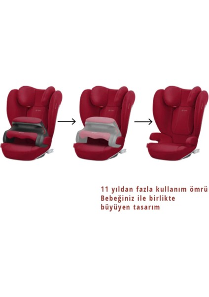 ADAC'lı Pallas B Fix Latch Isofixli Bebek Çocuk Oto Koltuğu 9-36 kg