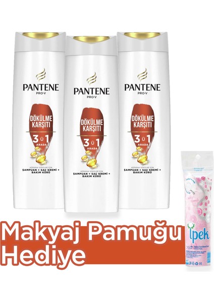 3'ü1 Şamp+Krem+Bak Kür Saç Dök Etk 400MLX3(MP Hed)