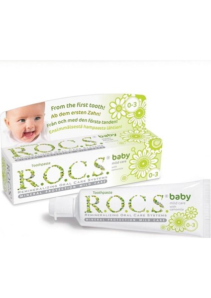 Baby Papatya Özlü Diş Macunu (0-3yaş) (RCS101)