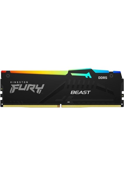 FURY Beast RGB 64GB DDR5 5200MHz CL40 Performans Rami Kit (2x32GB)