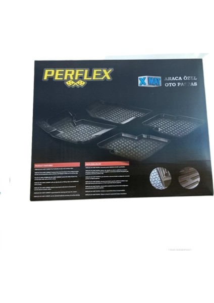 Opel Zafıra C 2011-2019 3D X-Mat Havuzlu Paspas 5 Pcs