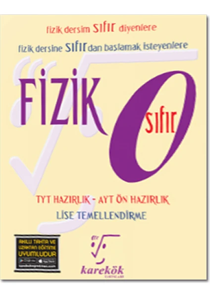 Karekök Yayıncılık TYT Fizik Sıfır Kitabı