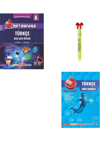 LGS 8. Sınıf Metaword ve Mod Serisi Türkçe Soru Bankası