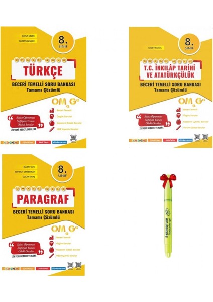 LGS 8. Sınıf Beceri Temelli Türkçe İnkılap ve Paragraf Soru Bankası