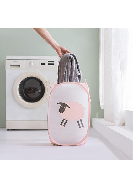 Polyester Fiber Çamaşır Sepeti, Nem Geçirmez, Nefes Alabilir, Fall Anti-Fall ve Kirli Çamaşır Sepeti indirimleri