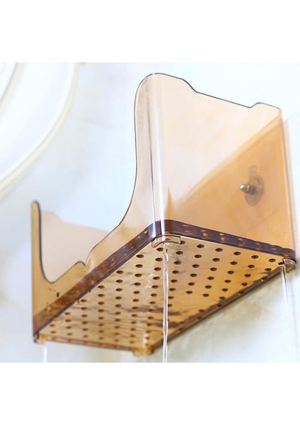 Banyo Duvarında Şeffaf Olmayan Raf, Yumruklama Banyo Yıkama Banyo Duvar Asılı Depolama Rafı Yok fırsatları