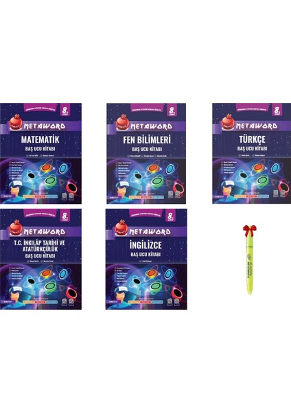 LGS 8. Sınıf Metaword Matematik Fen Türkçe İnkılap İngilizce Soru Bankası