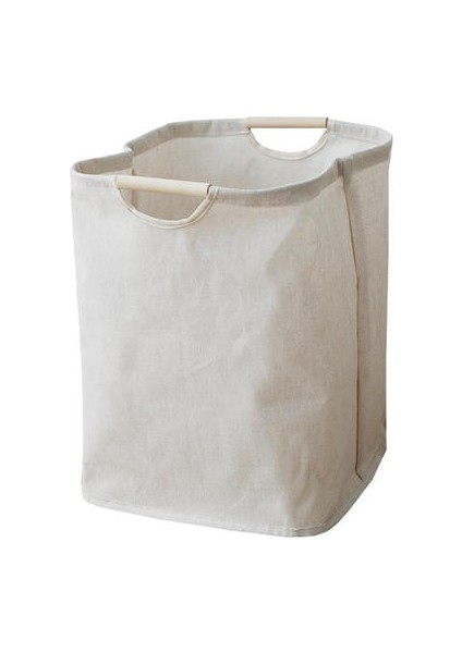 Keten + Pe Çamaşır Sepeti, Nefes Alabilen Nem Geçirmez, Düşme Önleyici ve Küf Kirli Çamaşır Sepeti(Yurt Dışından)