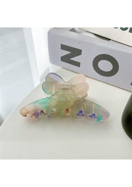 Asetik Asit Plaka Saç Klipsi, Koreli Kıdemli Retro Sevimli Saç Klibi(Yurt Dışından)