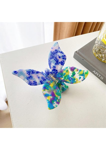 Asetik Asit Plaka Saç Klipsi, Güzel Retro Kıdemli Kız Saç Klibi