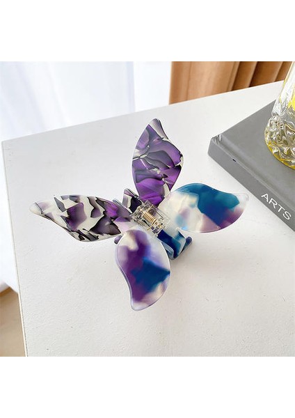 Asetik Asit Plaka Saç Klipsi, Güzel Retro Kıdemli Kız Saç Klibi