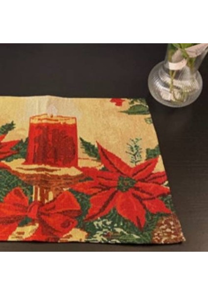 5pcs Dekoratif Masa Koşucusu Masa Mat, Noel Yeni Yıl Sehpa Yemek Masası Uzun Masa Şeridi Peçete fırsatları