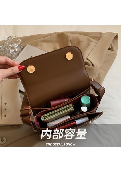 Çok Yönlü Tek Omuzlu Küçük Kare Çanta, Şık ve Şık Bir Crossbody Çanta