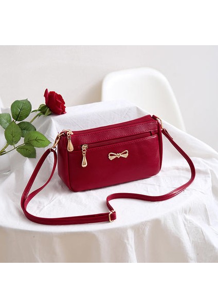 Moda Bayanlar Tek Omuzlu Anne Çantası, Orta Yaşlı Kadın Crossbody Çantası