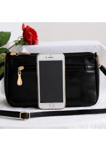 Moda Bayanlar Tek Omuzlu Anne Çantası, Orta Yaşlı Kadın Crossbody Çantası