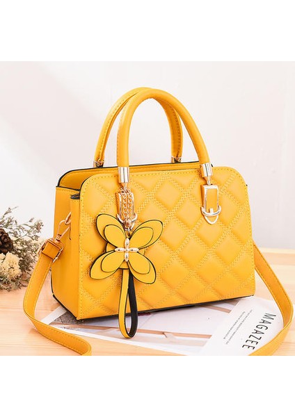 Kore Tarzı Moda Eşkenar Eşdeğer Çanta, Kadın Çantası Basit Omuz Messenger Çantası
