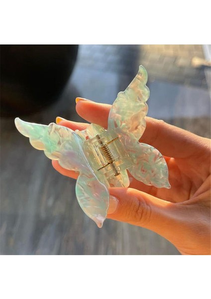 Asetik Asit Plaka Saç Klipsi, Retro Kıdemli Güzel Kız Saç Klibi modelleri