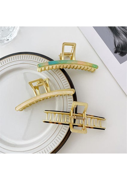 Asetik Asit Plaka Saç Klipsi, Kıdemli Retro Sevimli Koreli Saç Klibi modelleri