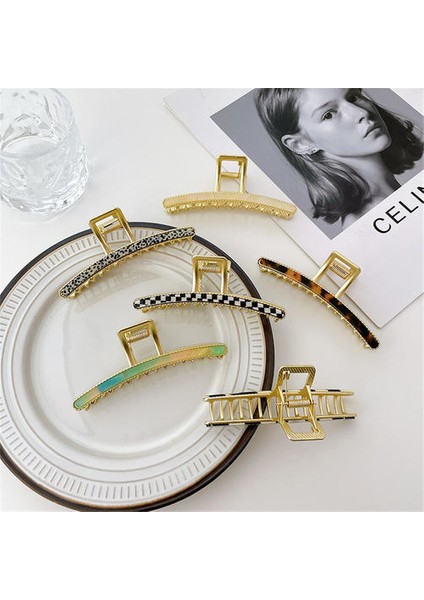 Asetik Asit Plaka Saç Klipsi, Kıdemli Retro Sevimli Koreli Saç Klibi fırsatları