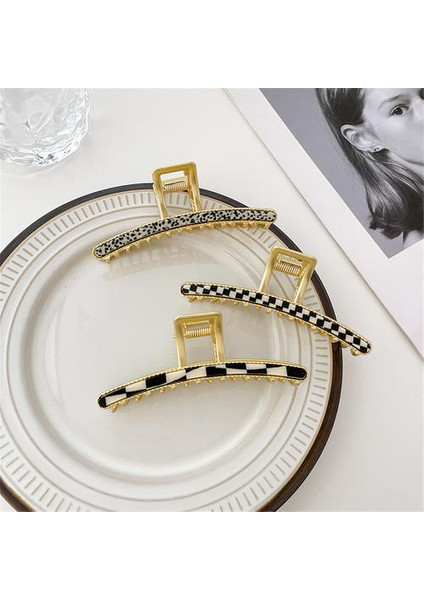 Asetik Asit Plaka Saç Klipsi, Kıdemli Retro Sevimli Koreli Saç Klibi indirimleri