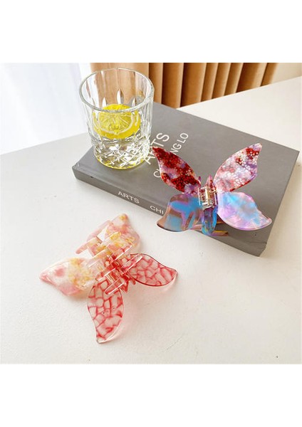 Asetik Asit Plaka Saç Klipsi, Güzel Retro Kıdemli Kız Saç Klibi modelleri