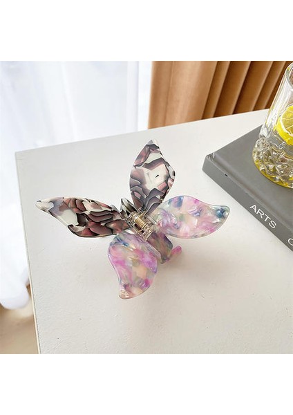 Asetik Asit Plaka Saç Klipsi, Güzel Retro Kıdemli Kız Saç Klibi