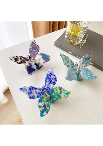 Asetik Asit Plaka Saç Klipsi, Güzel Retro Kıdemli Kız Saç Klibi indirimleri