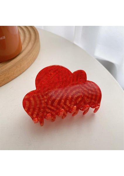 Asetik Asit Plaka Saç Klipsi, Kız Güzel Retro Tatlı Saç Klibi