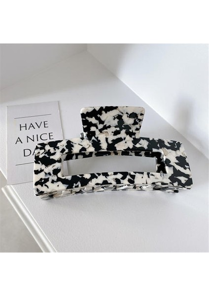 Asetik Asit Plaka Saç Klipsi, Tatlı Kız Güzel Retro Saç Klibi