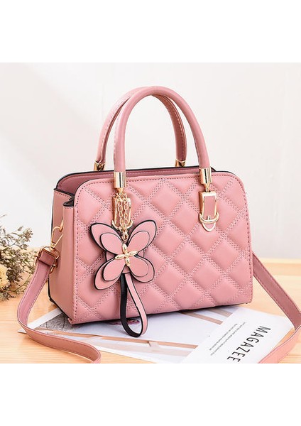 Kore Tarzı Moda Eşkenar Eşdeğer Çanta, Kadın Çantası Basit Omuz Messenger Çantası