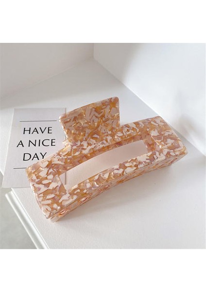 Asetik Asit Plaka Saç Klipsi, Tatlı Kız Güzel Retro Saç Klibi