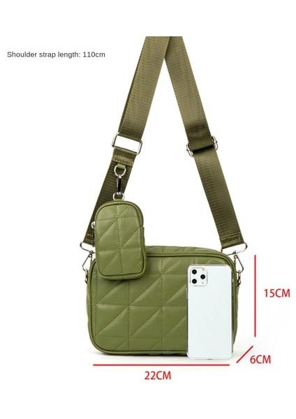 Bayanlar Moda Tek Omuz Messenger Çantası, Çok Yönlü Avrupa ve Amerikan Çantaları