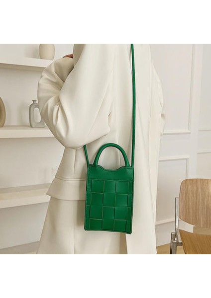 Dokuma Omuz Messenger Küçük Kare Çanta, Kadın Yaz El Taşınan Küçük Kare Çanta, Kore Tarzı Kişiselleştirilmiş Çanta(Yurt Dışından) fırsatları