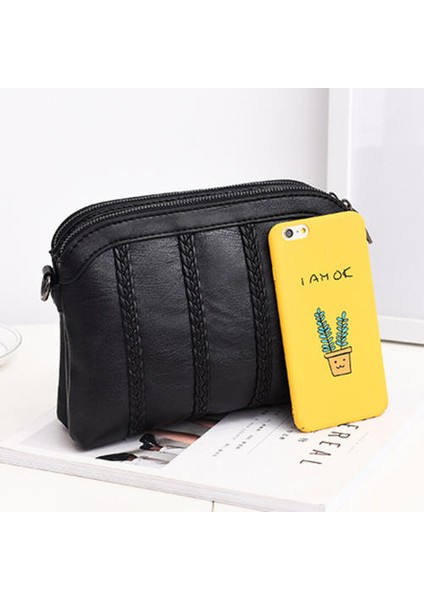 Moda Bayanlar Yumuşak Deri Çanta, Kore Tarzı Kız Bir Omuz Messenger Çantası