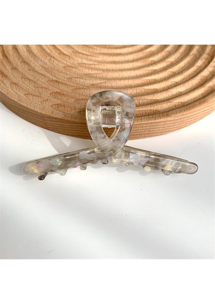 Asetik Asit Plaka Saç Klipsi, Gelişmiş Güzel Kore Retro Basit Saç Klibi