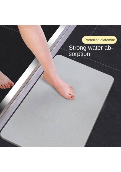 Diatom Çamur Emici Zemin Mat, Banyo Tuvalet Duş Odası Emici Slip Slip Hızlı Kurutma Mat fırsatları