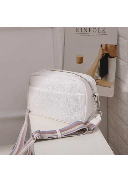 Düz Renkli Pu Crossbody Küçük Kare Çanta, Modaya Uygun Kadın Çantaları, Kadın Omuz Çantaları