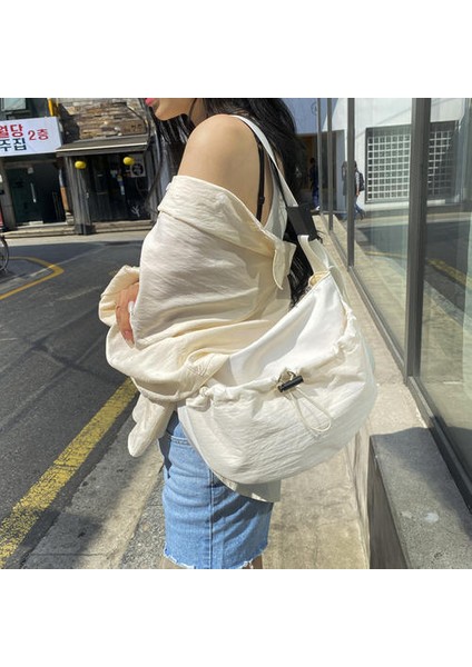 Hamur Çantası Moda Omuz Çantası, Kadınlar Yabancı Tarzı Sokak Trend Messenger Çantası