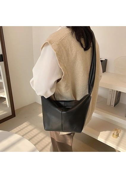 Moda Tek Omuzlu Hamur Tatlı Kadın Çantası, Moda Kadınlar Büyük Kapasiteli Messenger Çantası